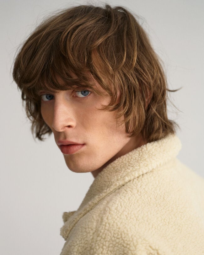 Oversized Sherpa overskjorte