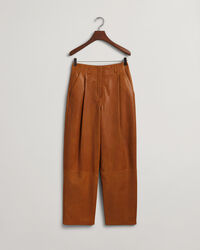 Læderbukser med læg