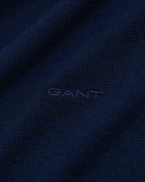 Crewneck sweater af ekstra fin merinould