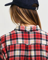 Relaxed fit ternet flannelskjorte