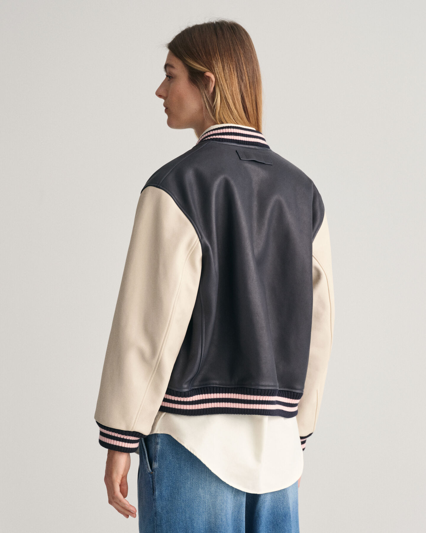 GANT Varsity Jacket af læder