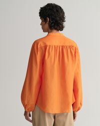 Relaxed fit bomuldssilkebluse