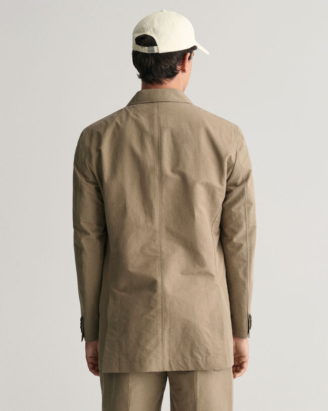 Oversized dobbeltradet Safari jakkesæt-blazer