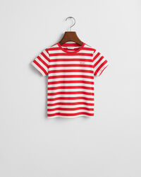 Kids stribet Shield T-shirt