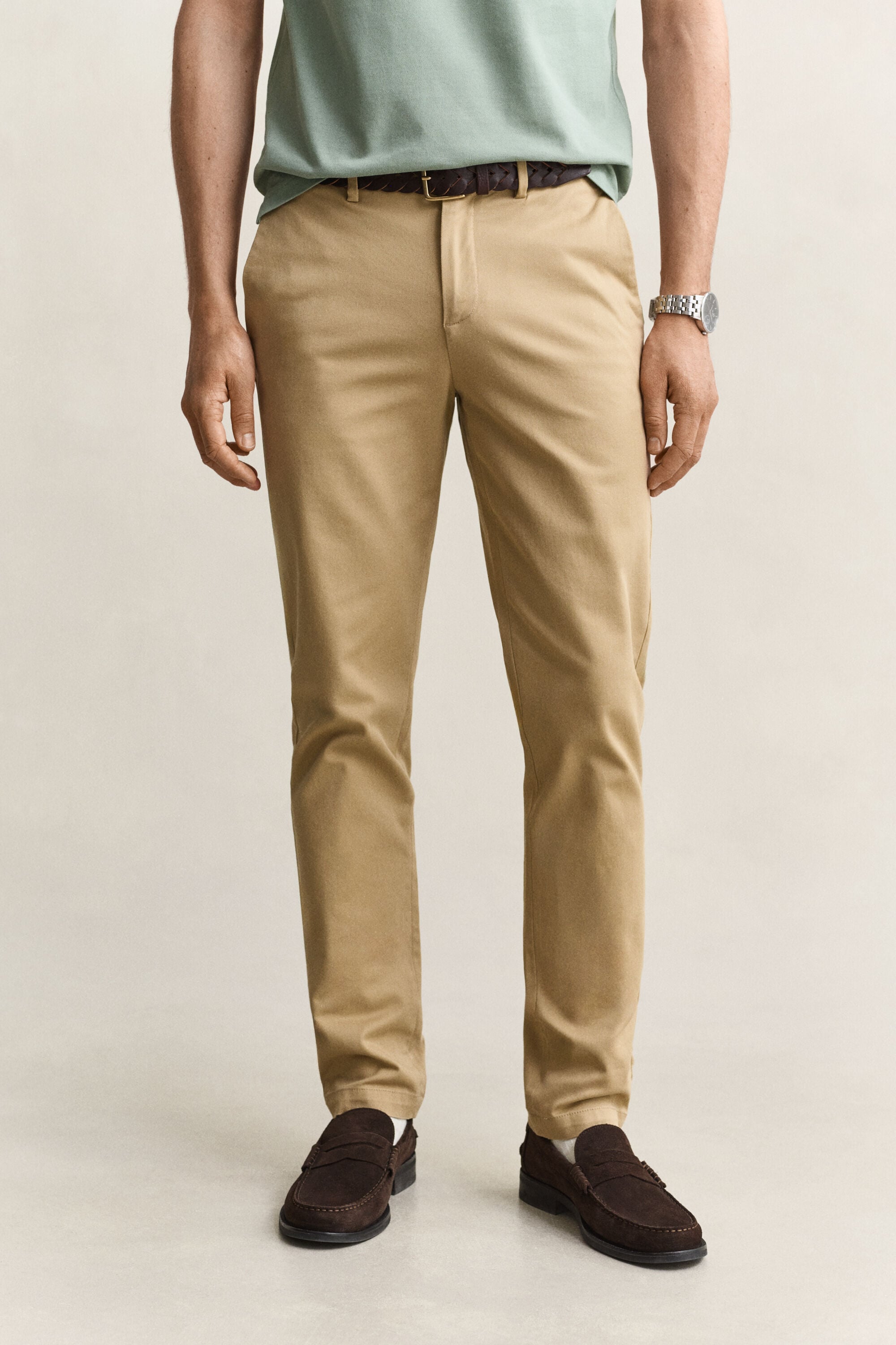 Slim smarte chinobukser