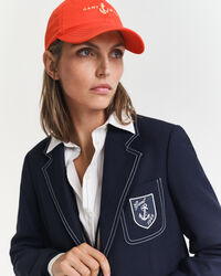 Bullion-blazer med kontrastsyning