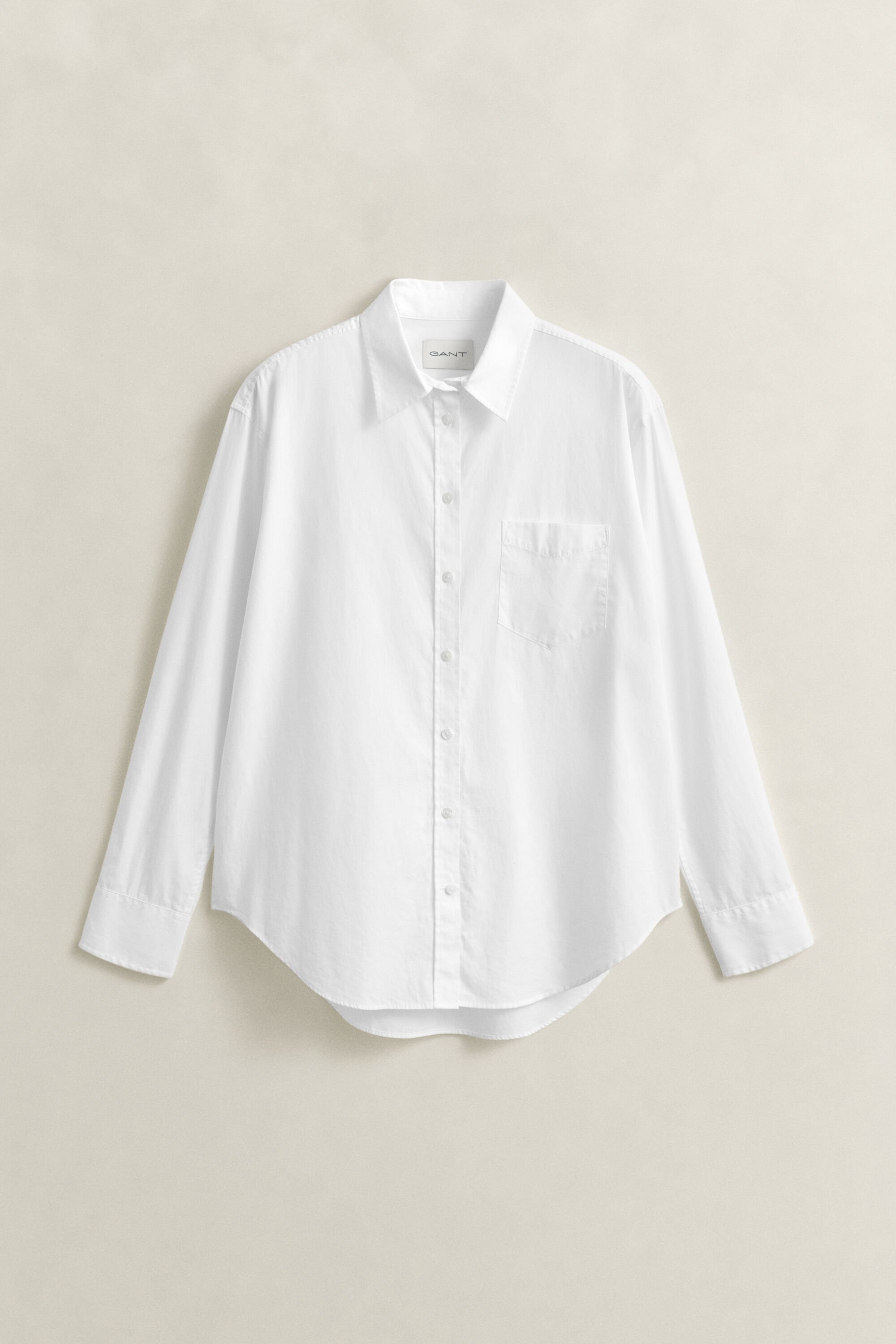 Relaxed Fit klassisk poplin-skjorte