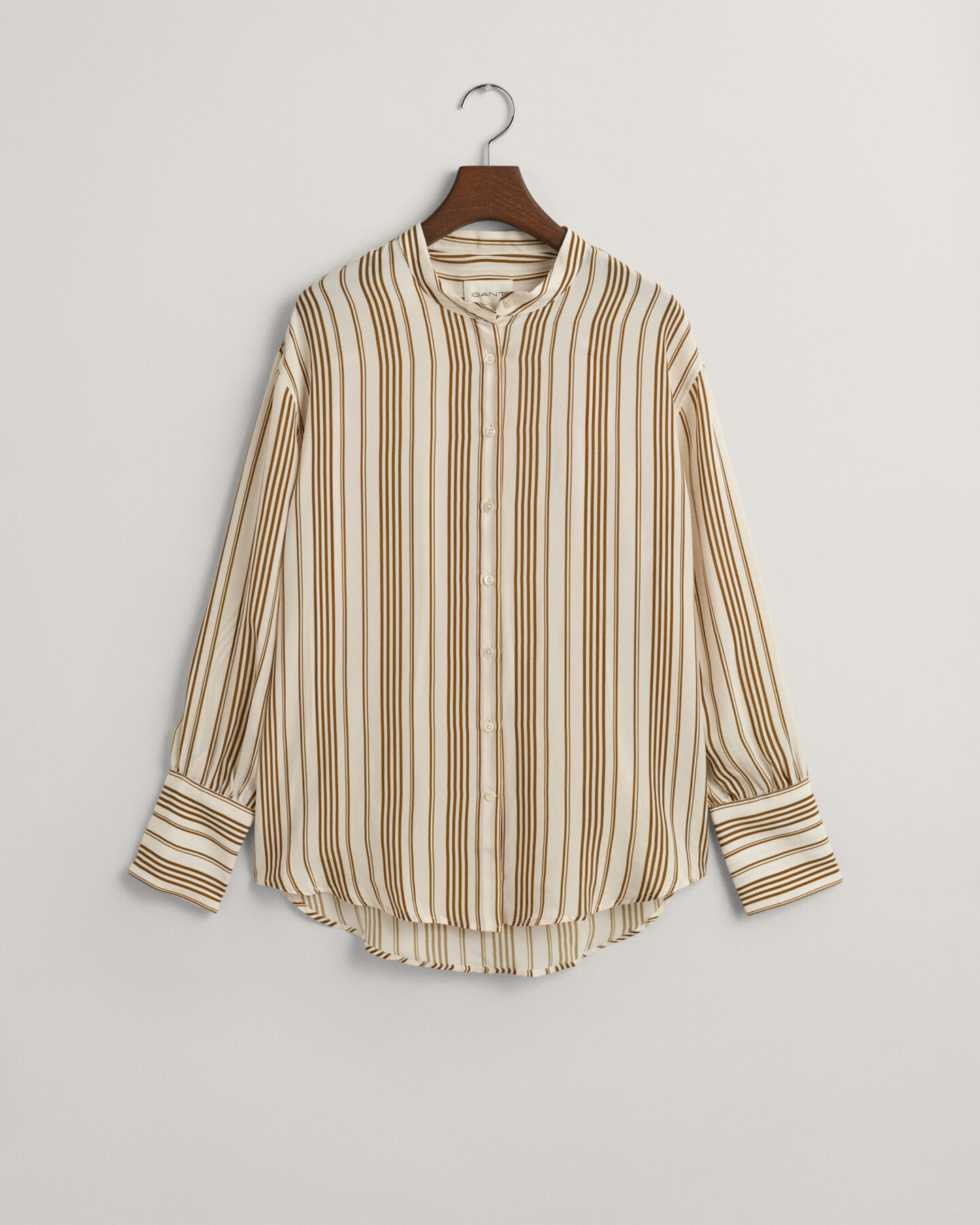 Relaxed fit stribet skjorte