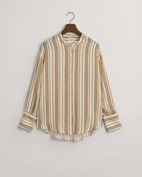 Relaxed fit stribet skjorte