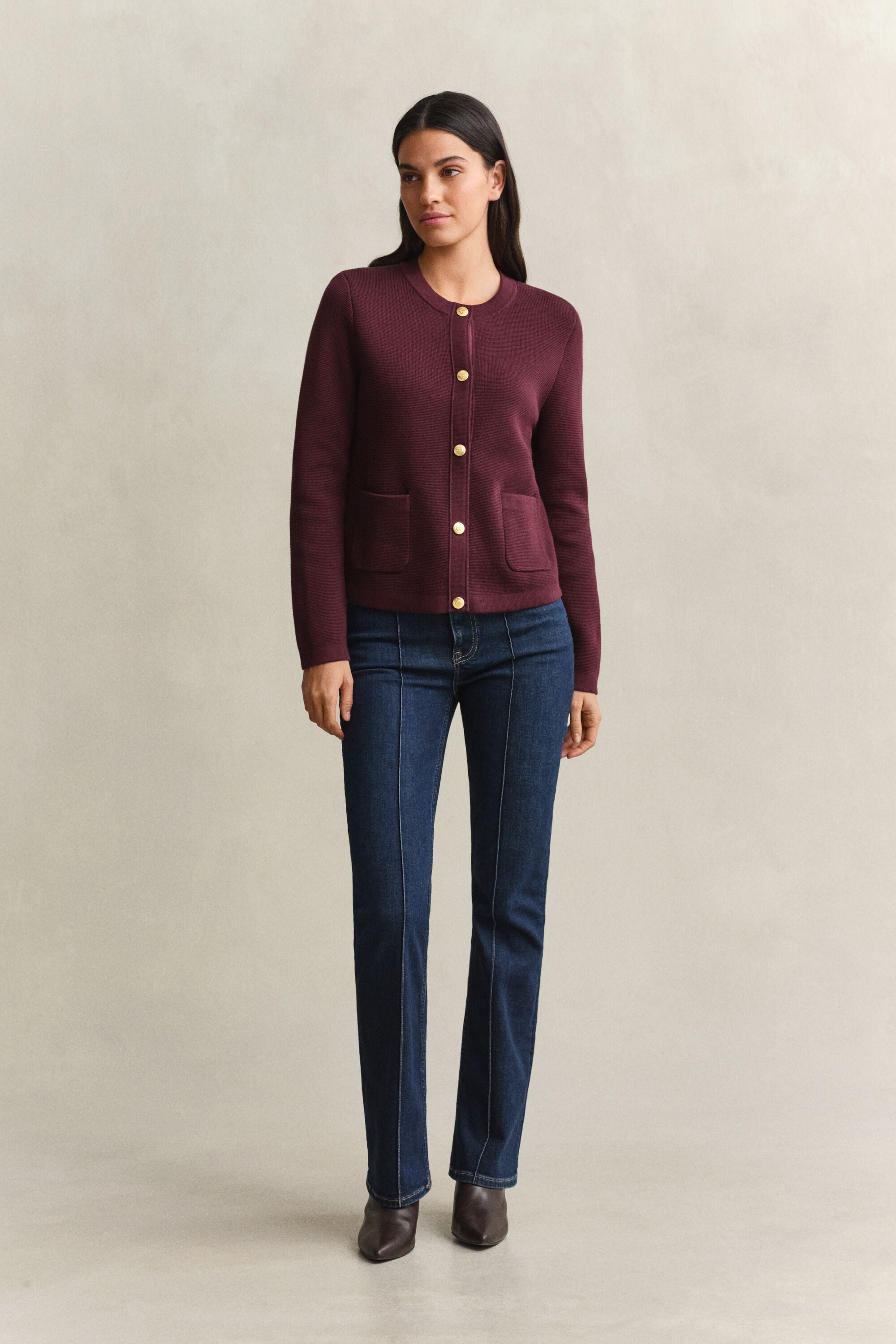 Cardigan i bomuld