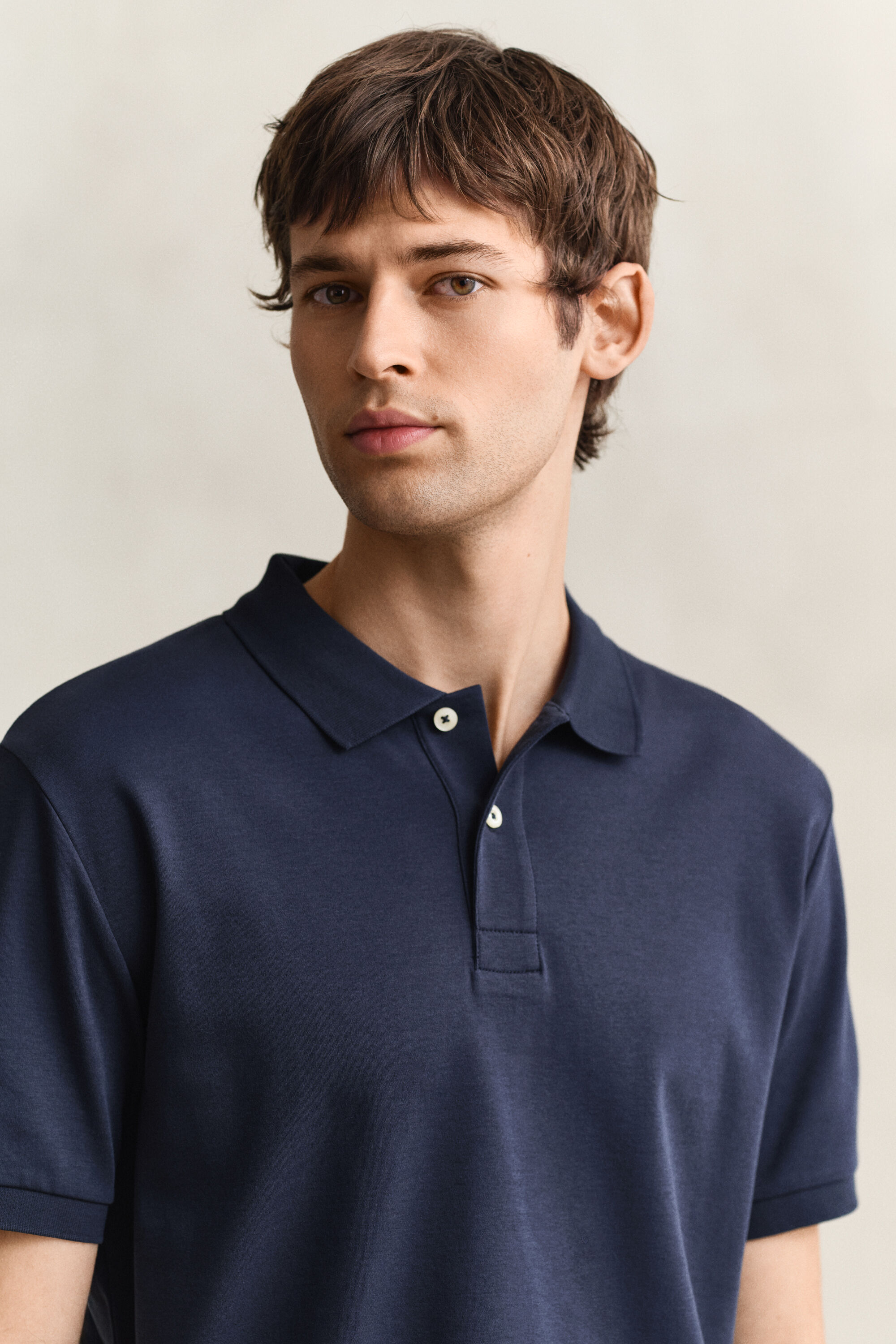 Interlock poloskjorte