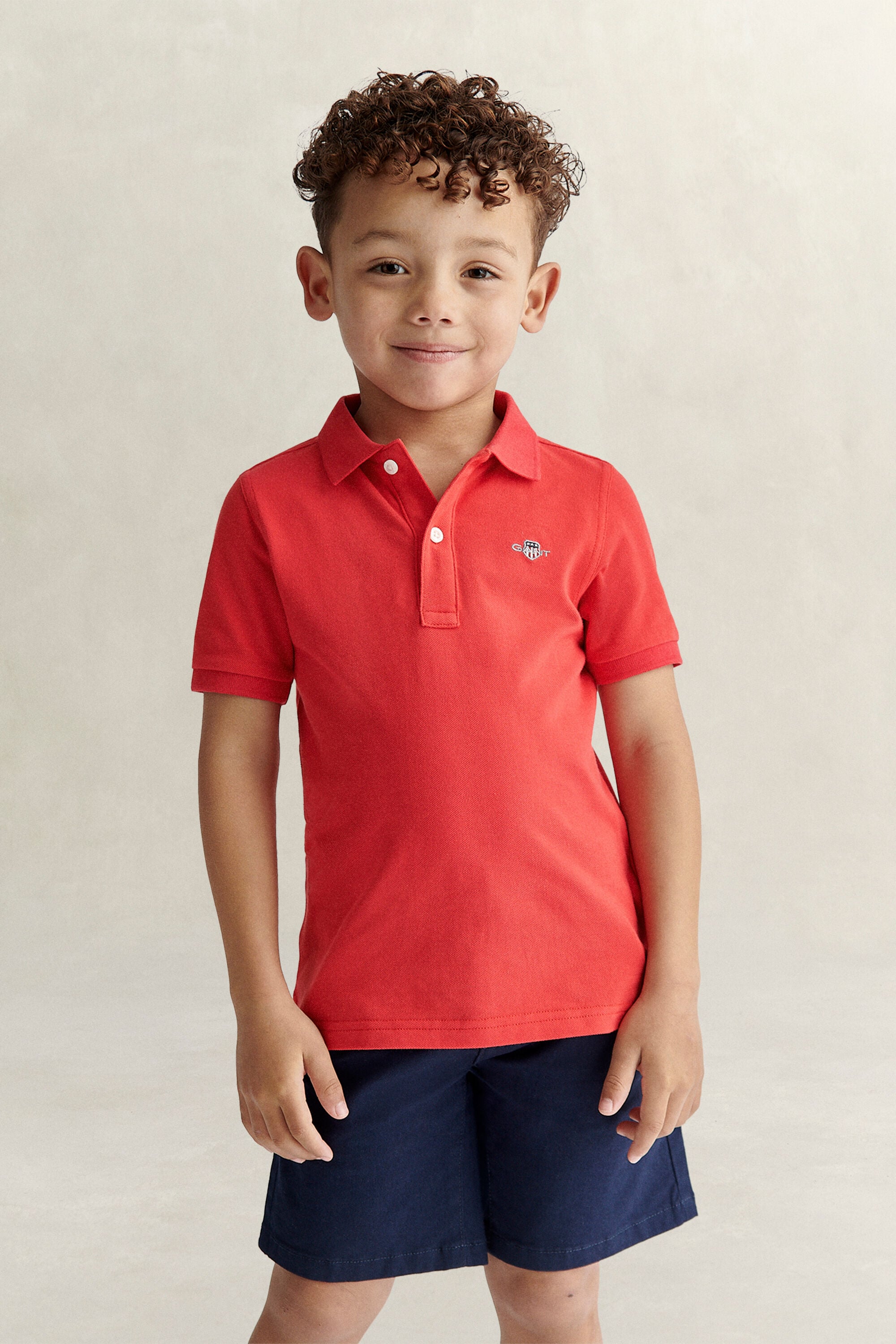 Kids Shield piqué poloskjorte