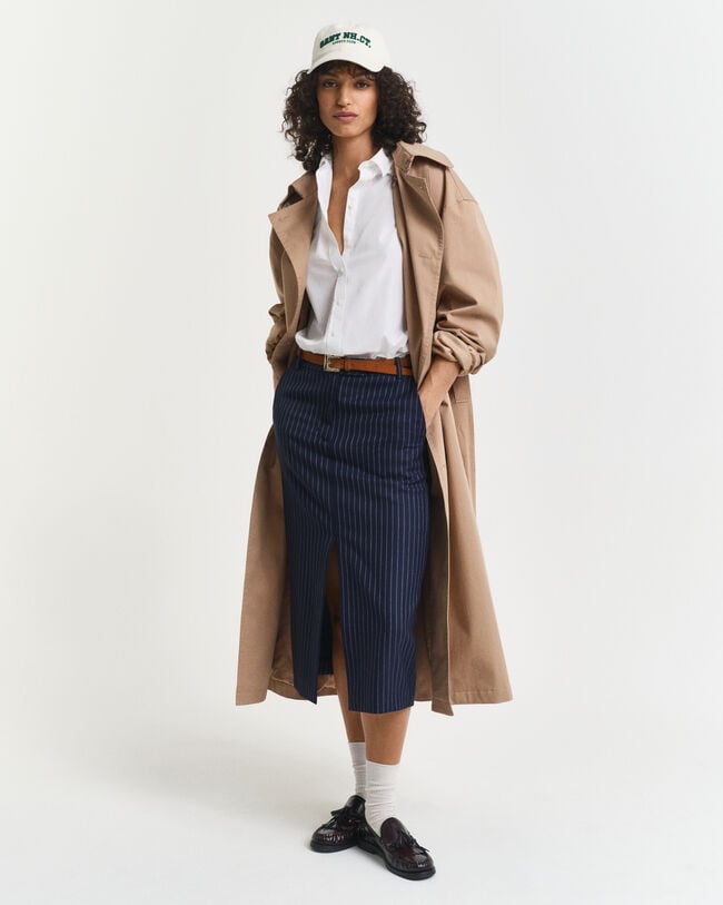 Regular fit klassisk poplin-skjorte