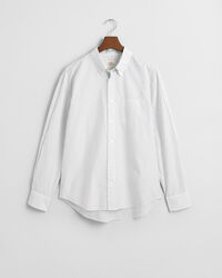 Relaxed fit Heritage Poplin skjorte med striber