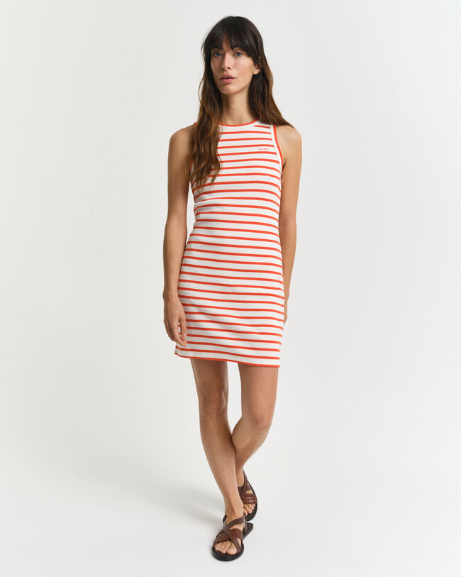 Stribet tank-jerseykjole