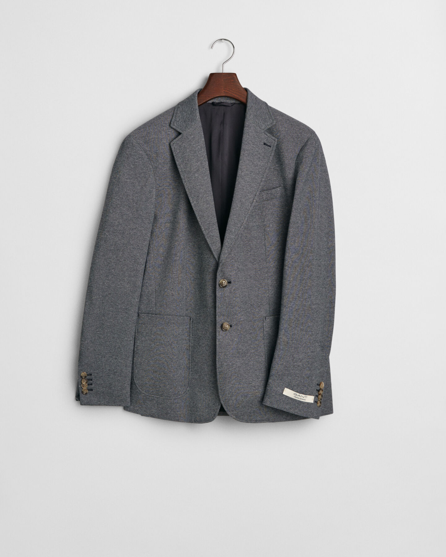Slim fit tofarvet jersey blazer