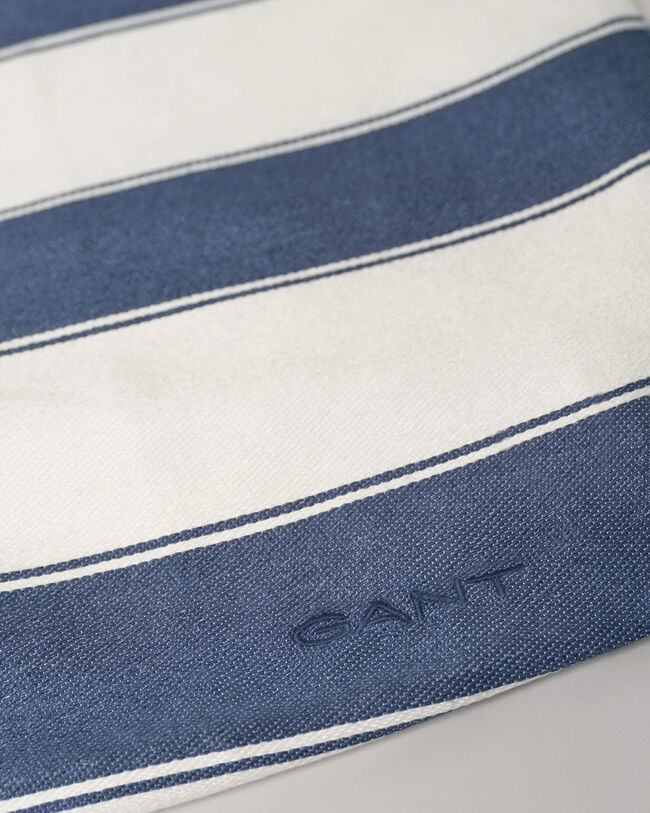 Blokstribet indkøbstaske