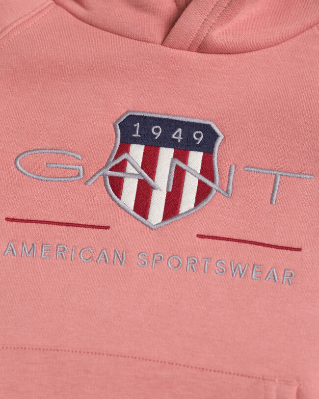 Kids Archive Shield hættetrøje