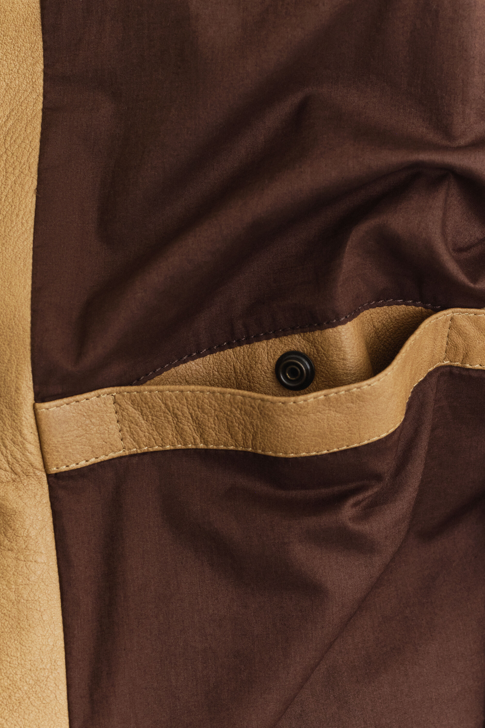 Decker jakke af læder