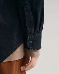 Oversized denimskjorte