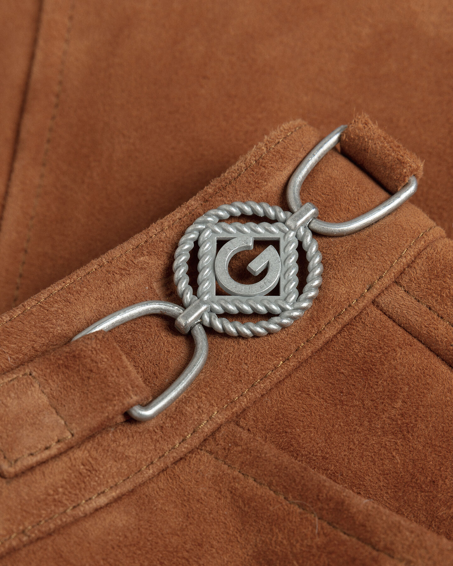 Iconic G nederdel af ruskind