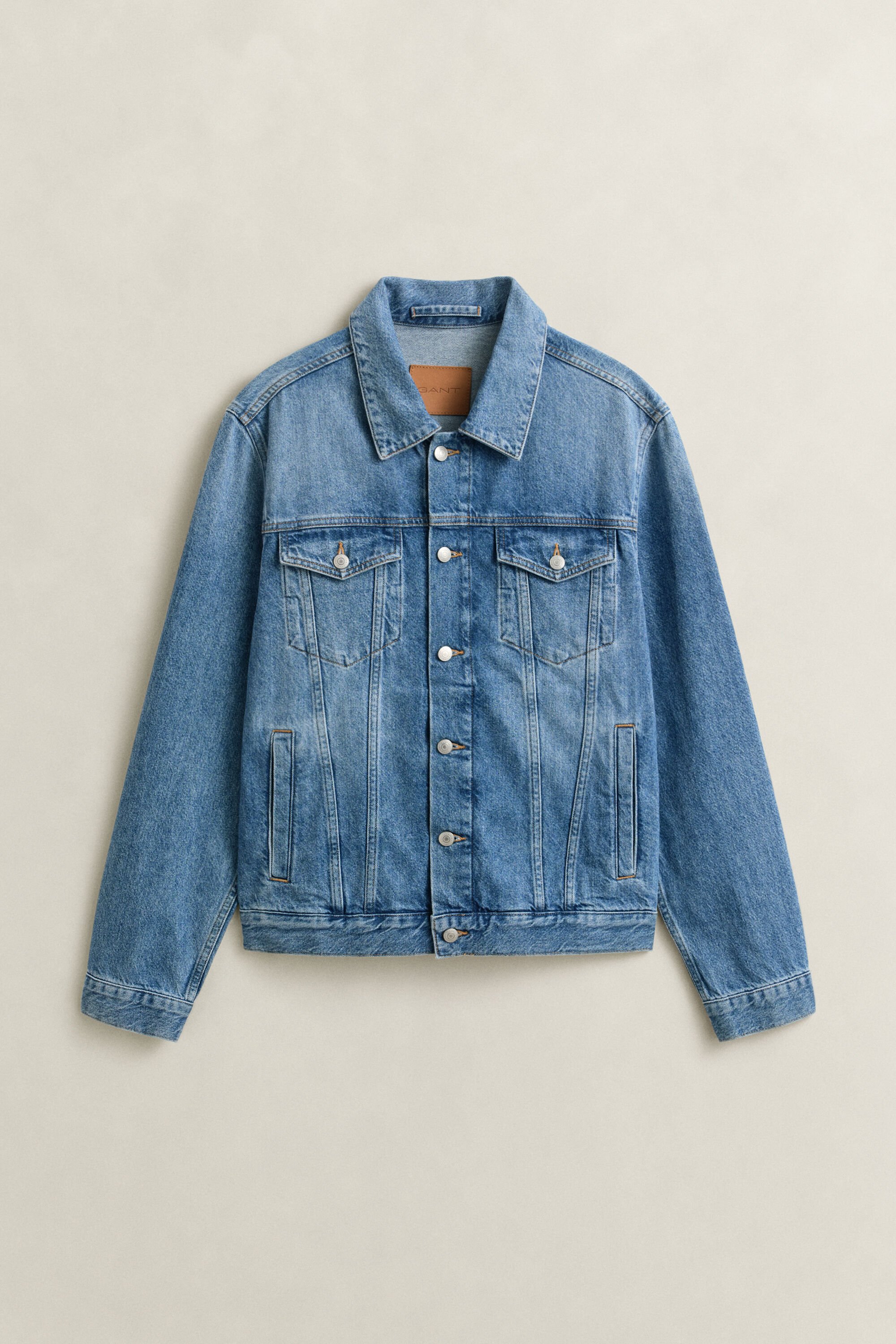 Denim trucker-jakke