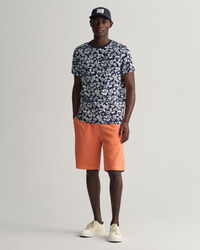 T-shirt med blomstertryk