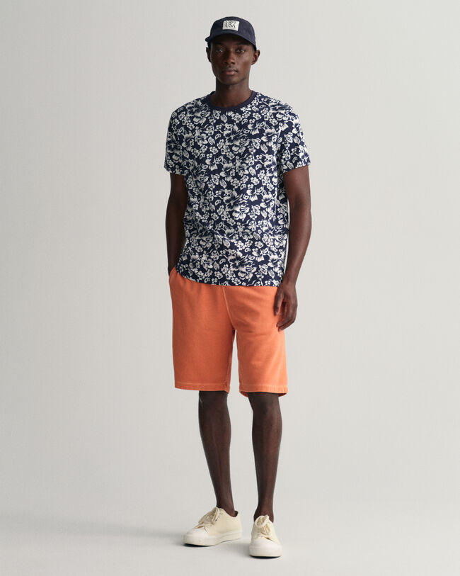 T-shirt med blomstertryk