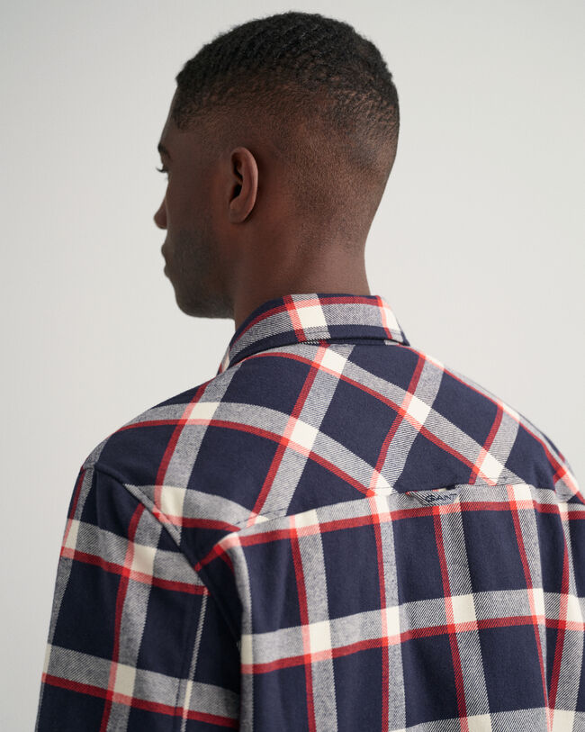 Ternet overskjorte af flannel