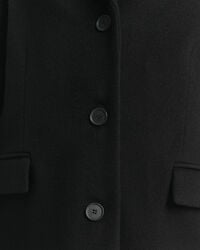 Classic skræddersyet frakke i uldblanding