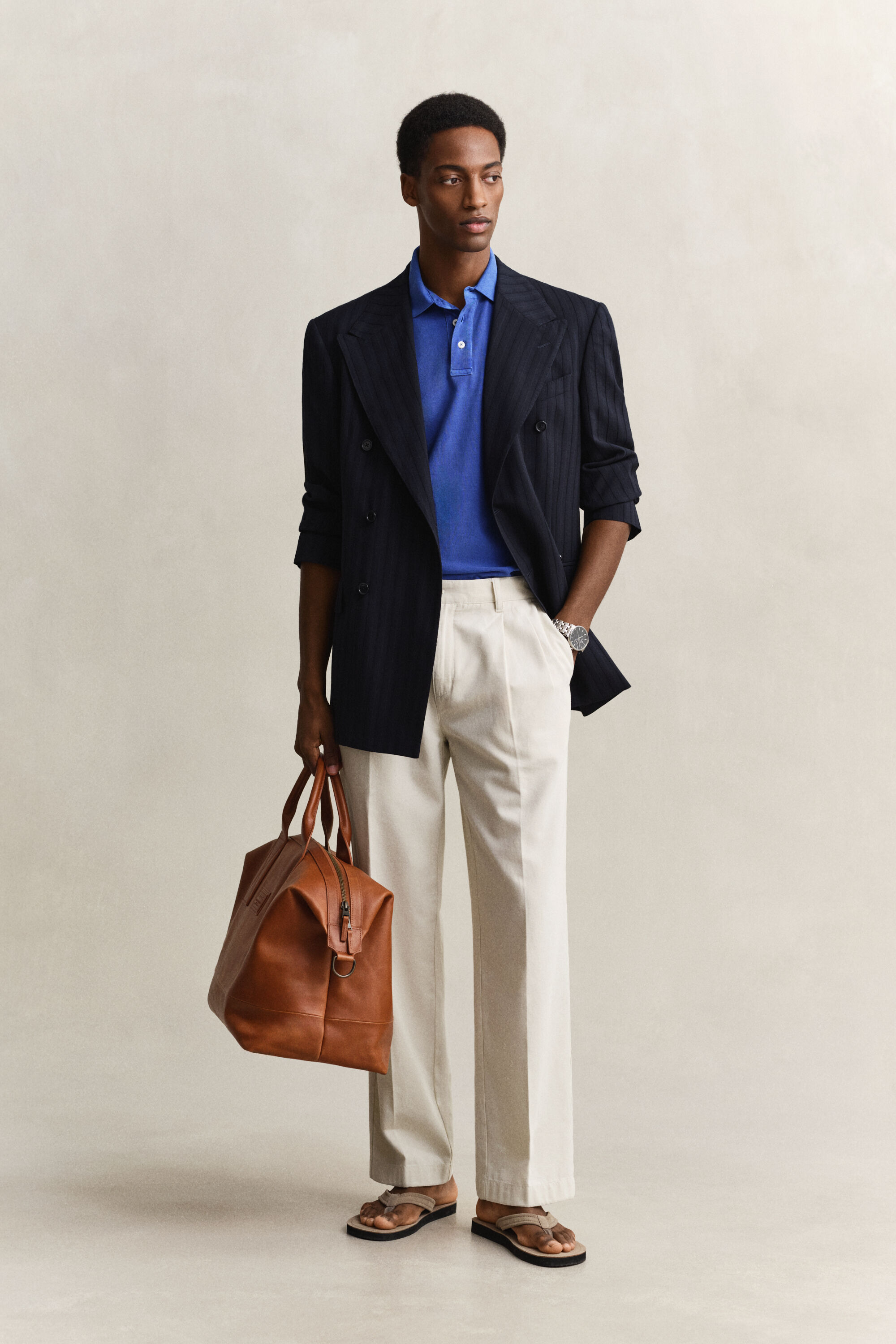 Sunfaded poloskjorte