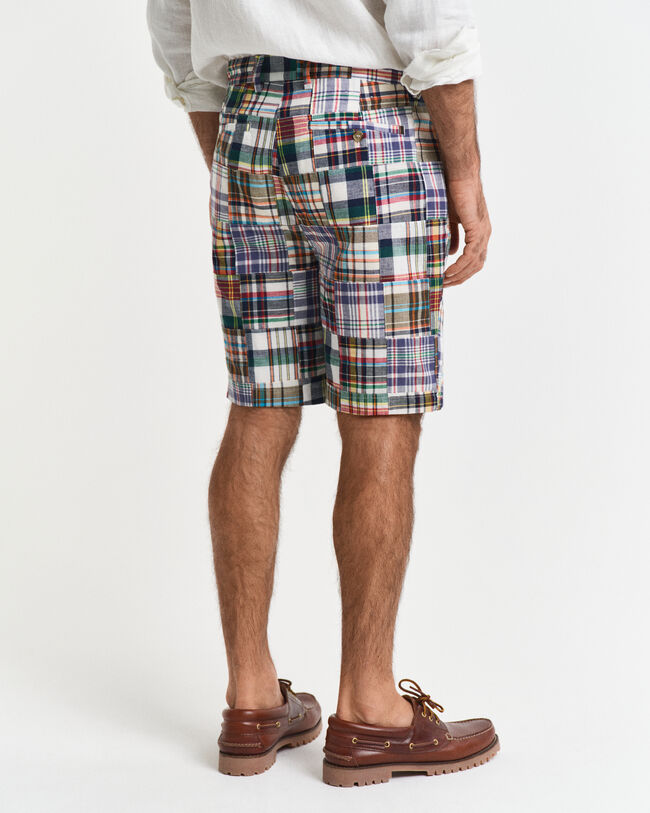 Regular fit shorts med patchwork
