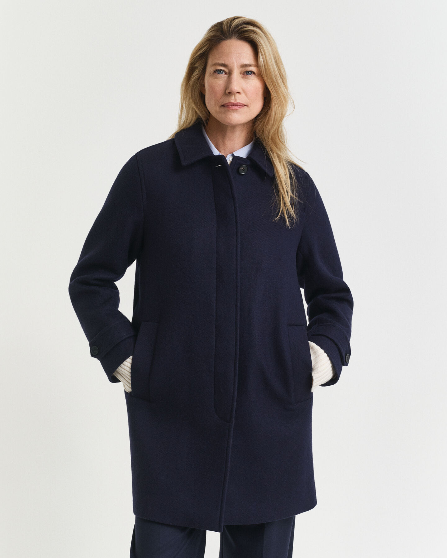 Bilfrakke af uldblanding