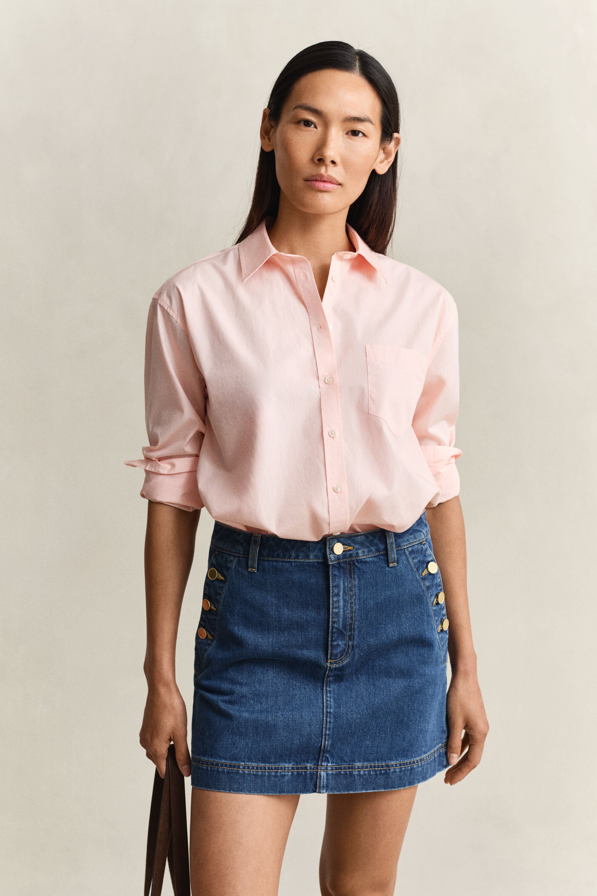 Relaxed Fit klassisk poplin-skjorte