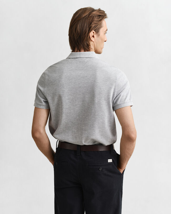 Regular fit Shield Piqué poloskjorte