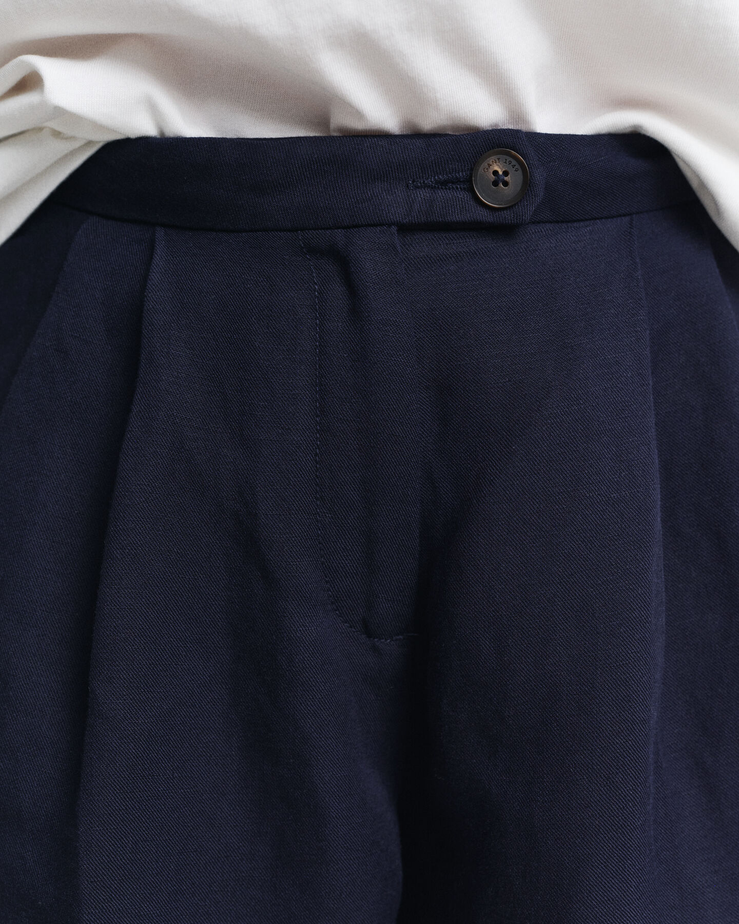 Skræddersyede shorts af hør