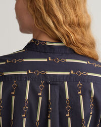 Regular fit American Luxe skjorte af bomuldsvoile