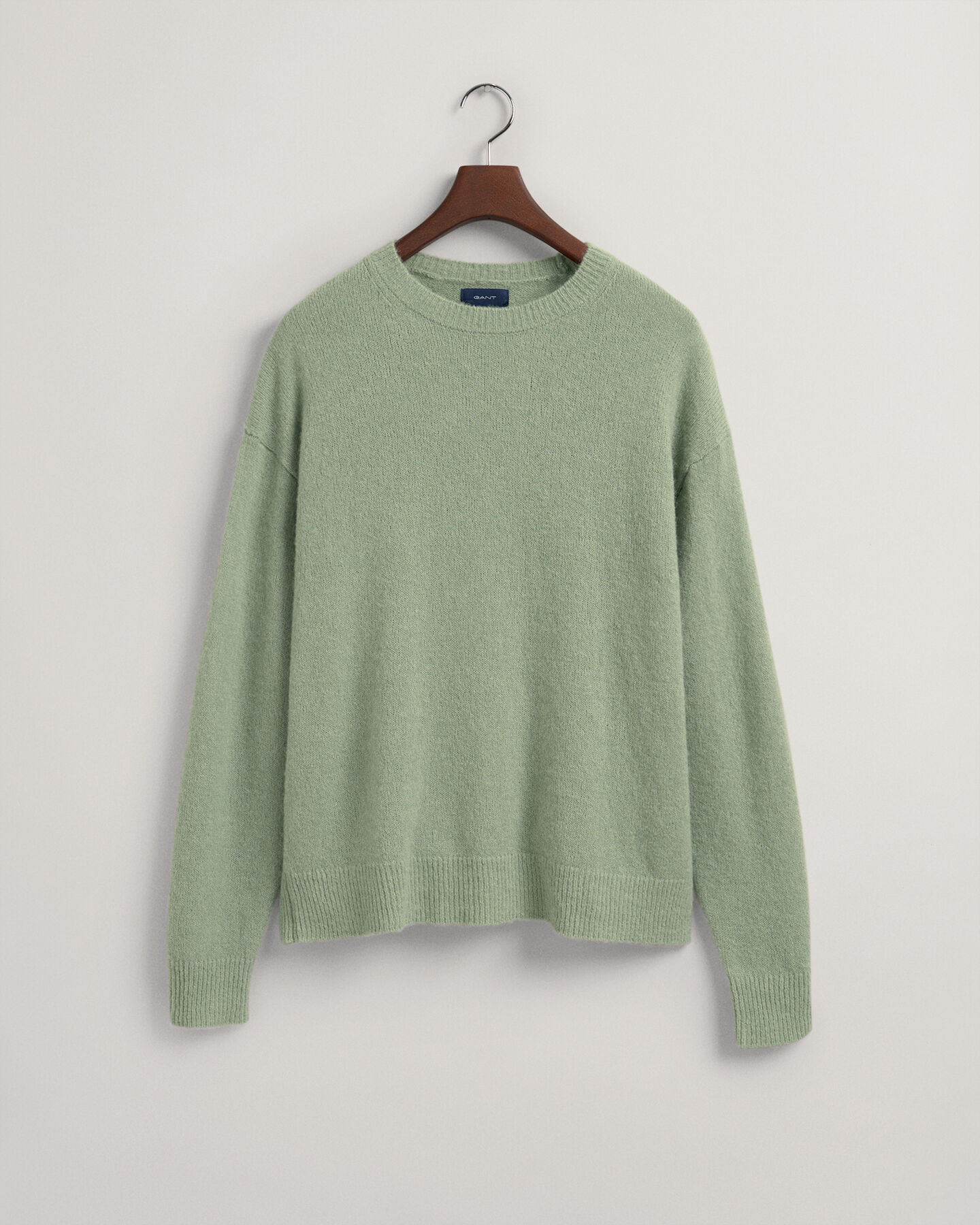 Sweater med crewneck i alpakablanding