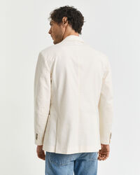 Slim fit seersucker jakkes&aelig;t-jakke