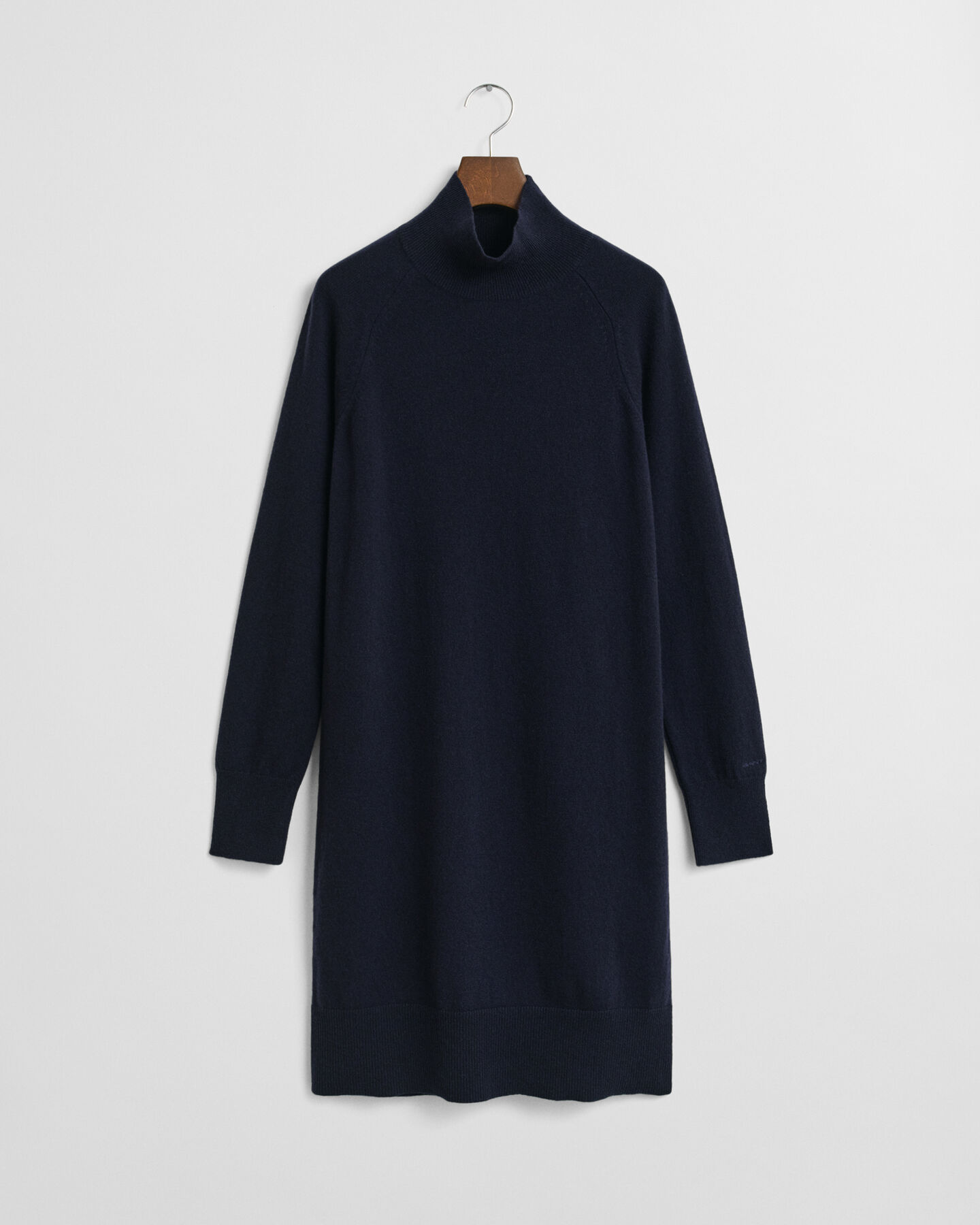 Strikket kjole af ekstra fin lammeuld