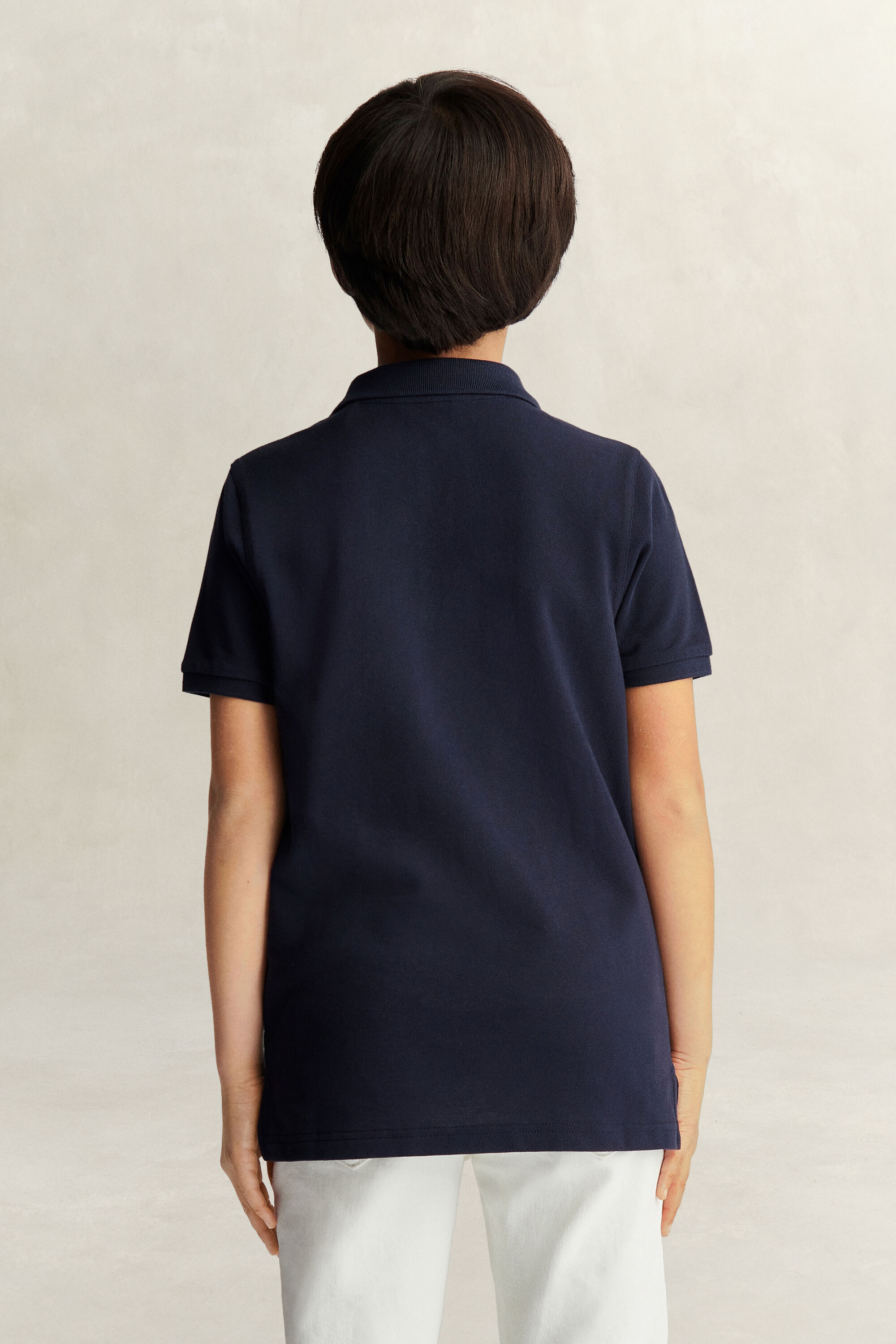 Teens Shield piqué poloskjorte