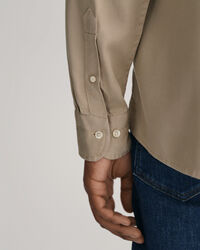 Regular fit garment-dyed lyocell-skjorte