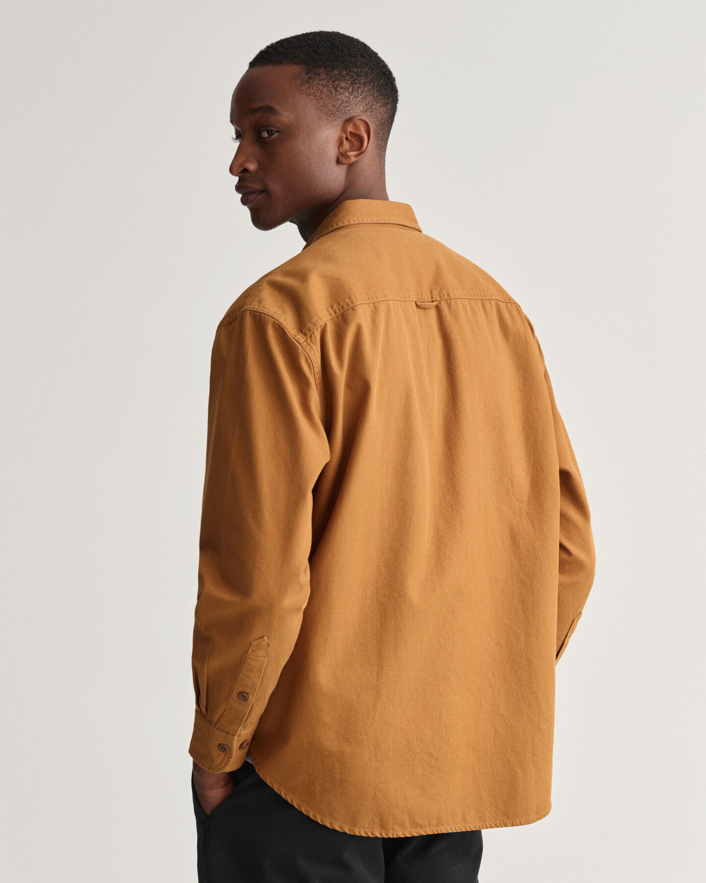 Relaxed fit skjorte af twill