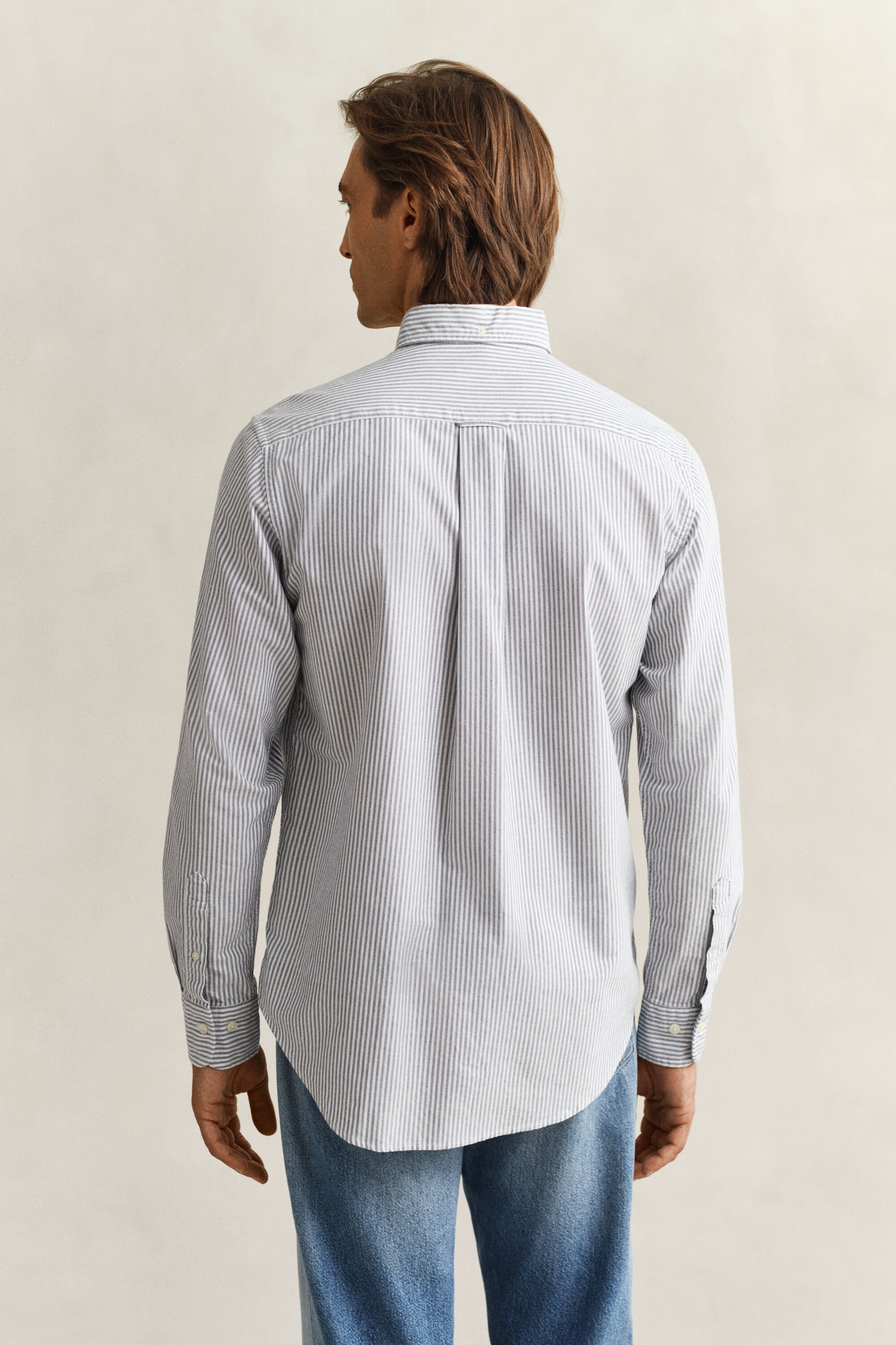 Klassisk Oxford skjorte med bankerstriber