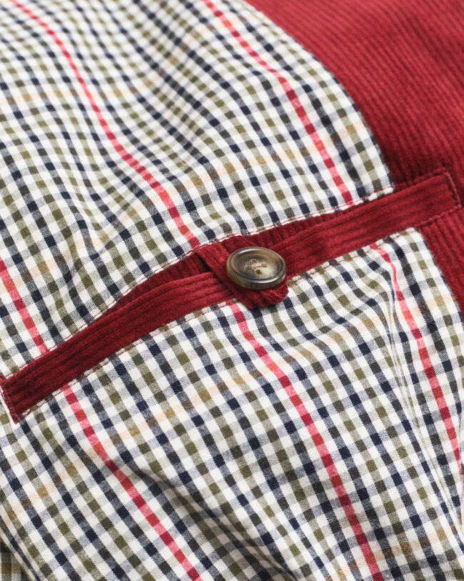 Harrington jakke i jernbanefløjl