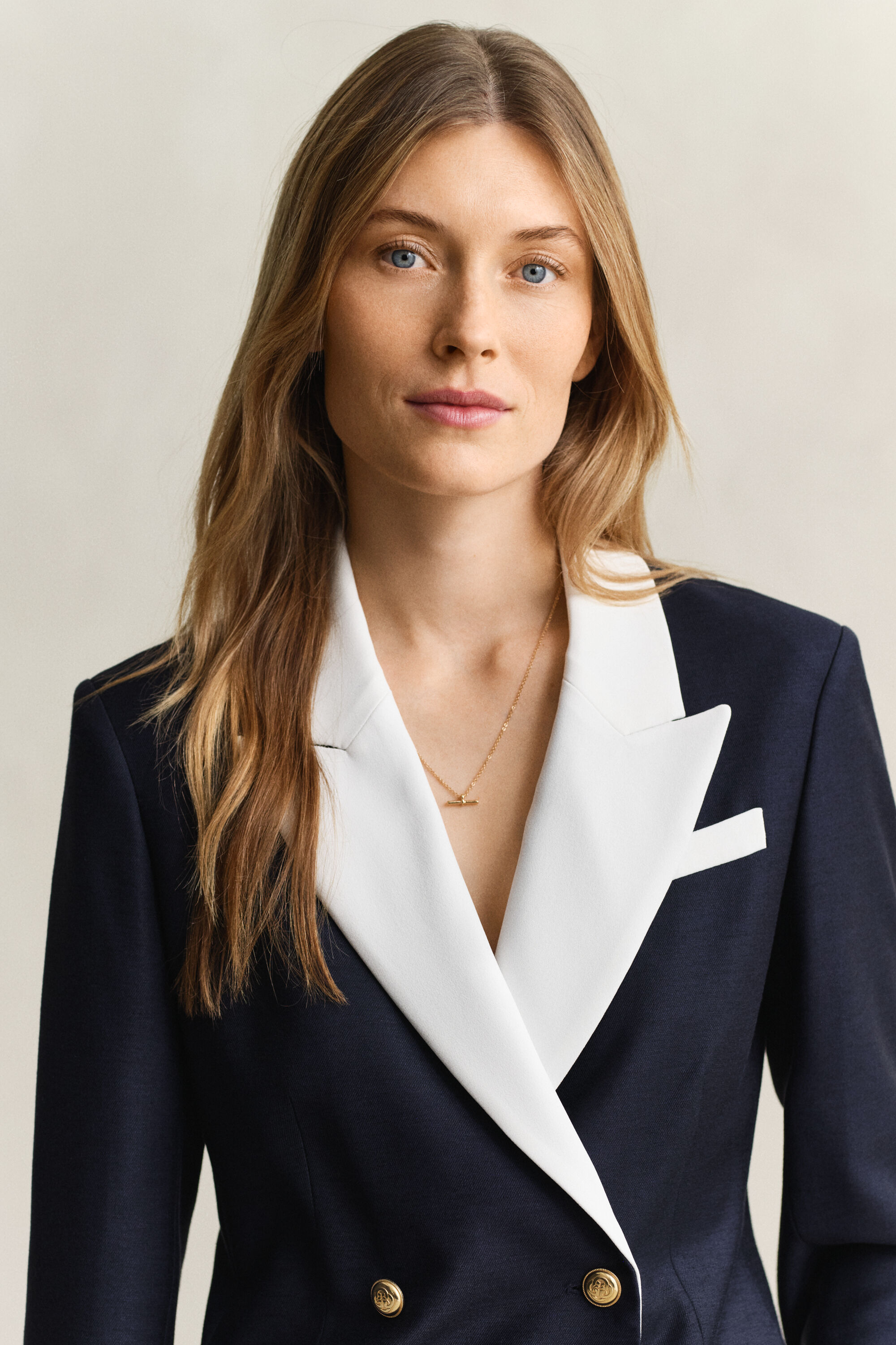 Club Blazer med kontraster