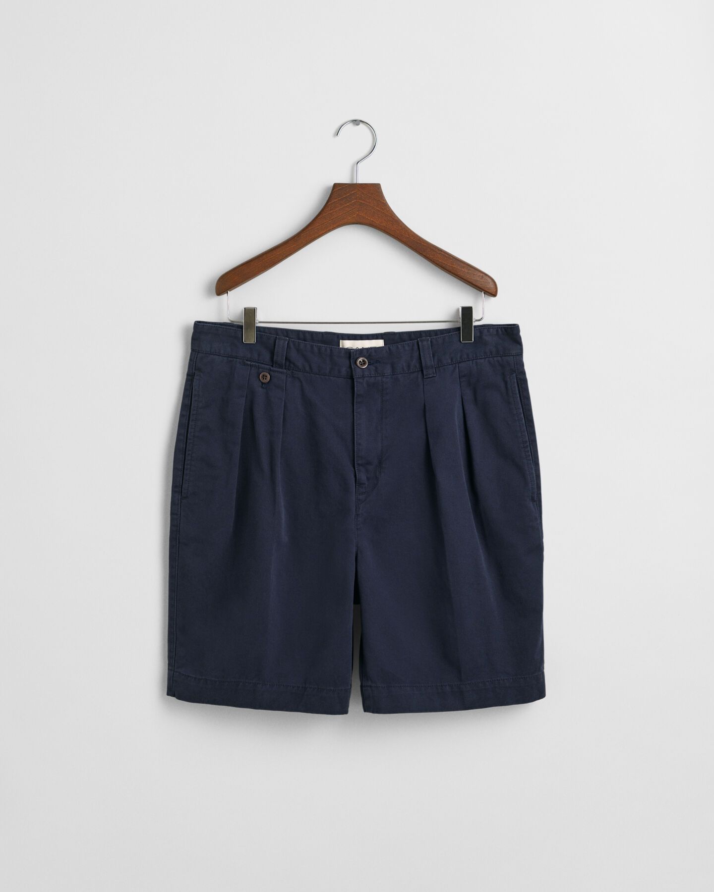 Relaxed fit chinoshorts af bomuldstwill