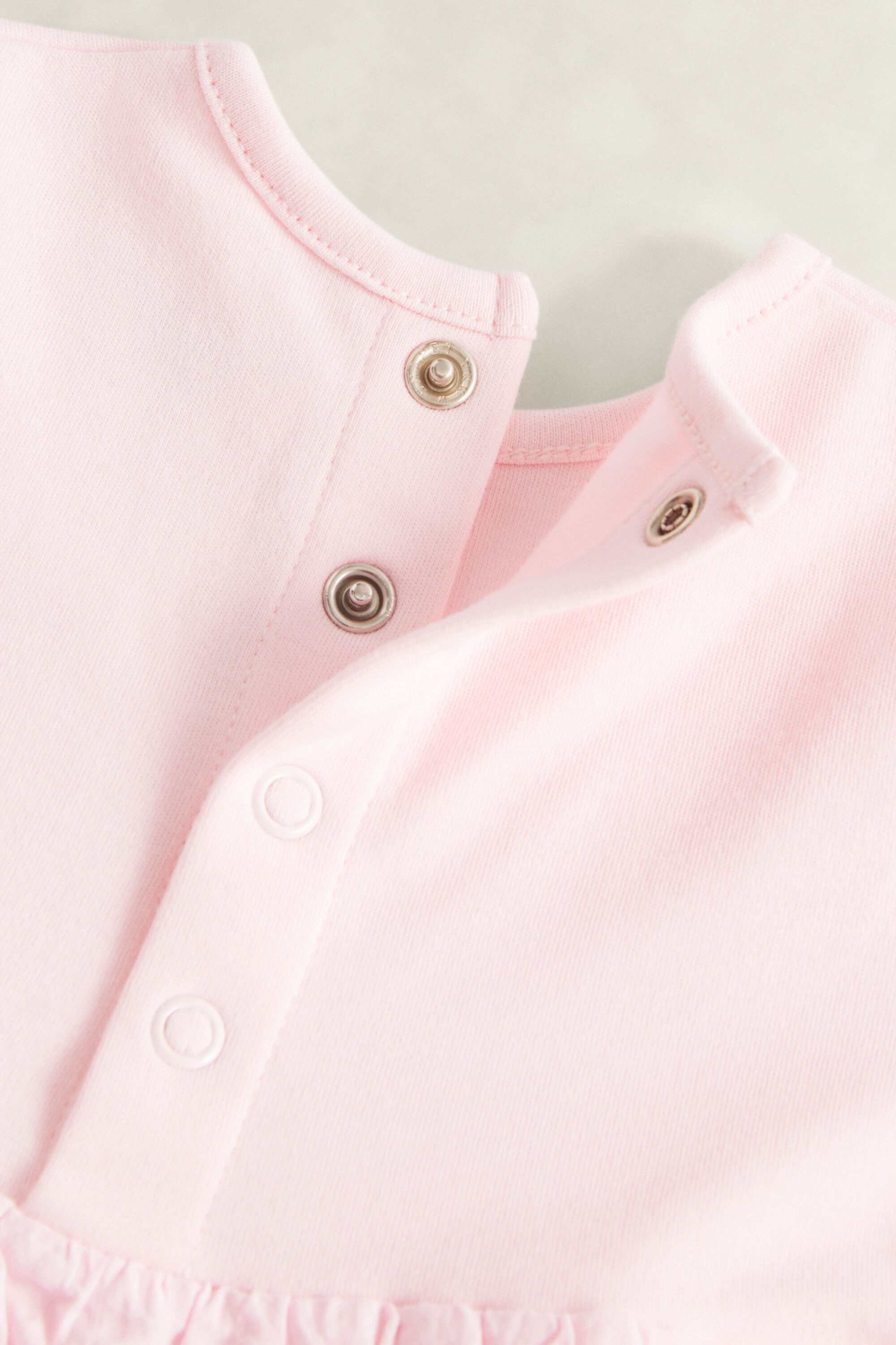 Baby Girls sæt med seersucker kjole og mamelukker