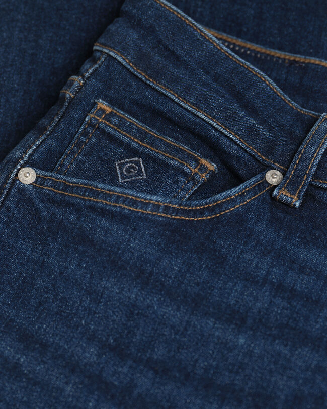 Farla Slim fit korte jeans