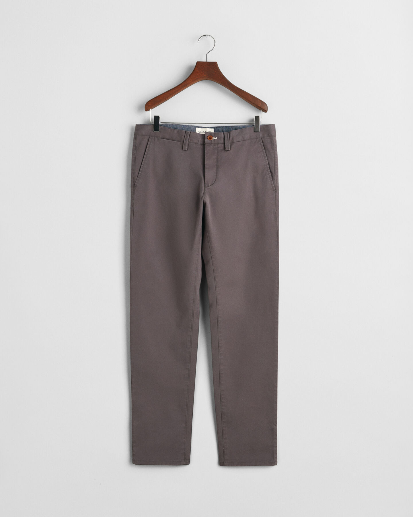 Slim fit chinobukser af twill